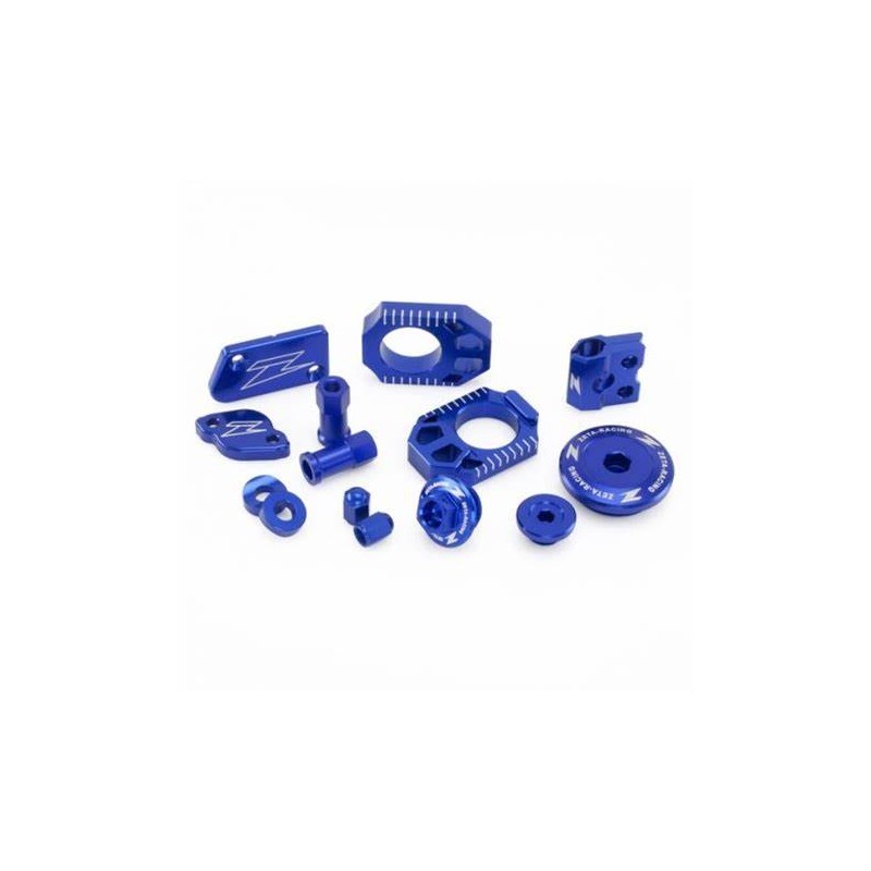 KIT PIECES ANODISÉE COMPLET BLEU YAMAHA YZ