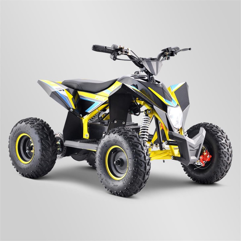 QUAD ENFANT ELECTRIQUE 1000W APOLLO FOX 2021 JAUNE