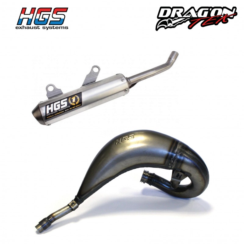 Ligne d'échappement HGS 125 YZ 2022 Drag'on Tek