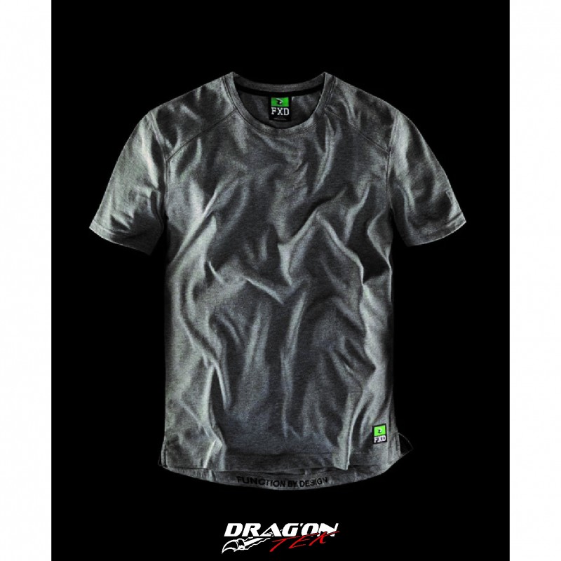 t-shirt de travail gris de la marque FXD disponible chez drag'on tek