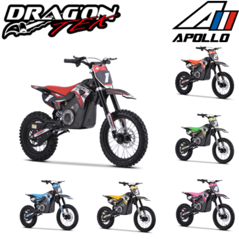 Dirt Bike enfant Apollo Hiro Rocket 1300W 2025