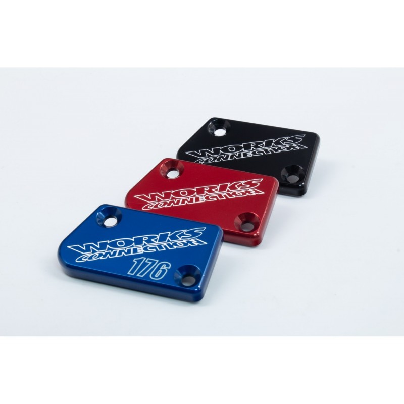 Couvercle de maitre cylindre avant rouge et bleu pour Yamaha YZ/YZF